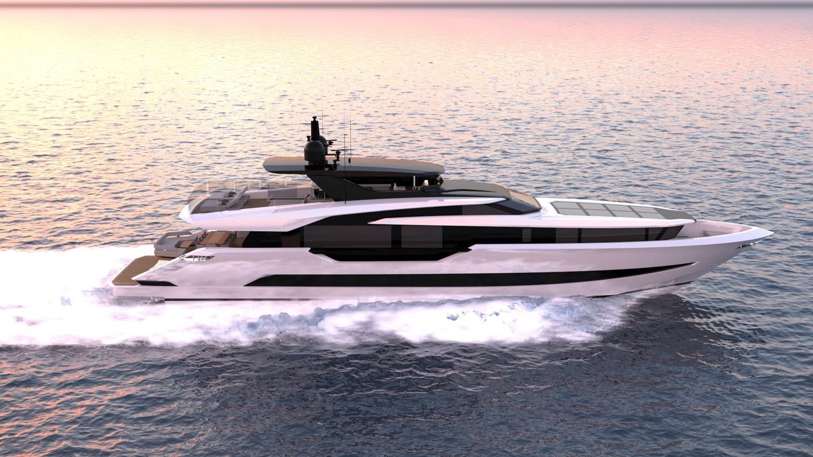 a ship in the water aboard TRIBALE 120 GRAN TURISMO Yacht for Sale