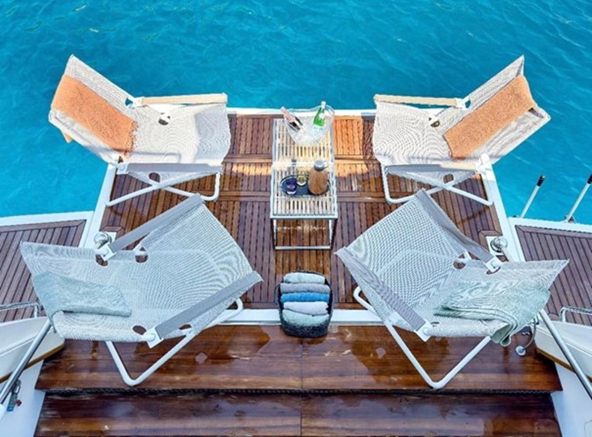 a group of satellite dishes aboard ADF Yacht for Sale