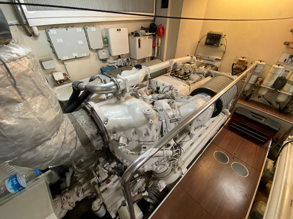 a room with a large machine aboard ADF Yacht for Sale