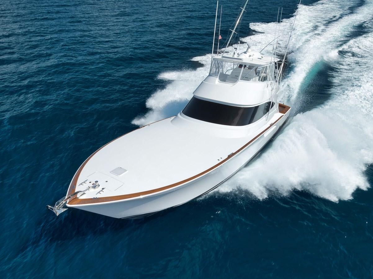 a boat on the water aboard MISS CARRIE Yacht for Sale