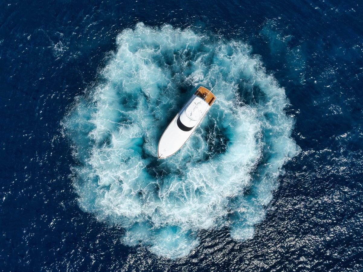 a satellite in space aboard MISS CARRIE Yacht for Sale