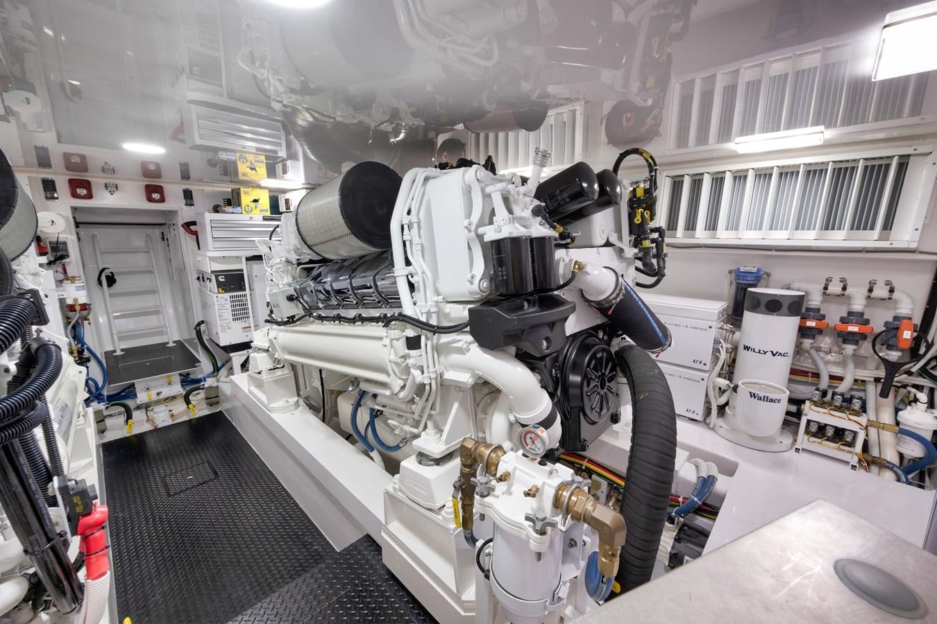 a machine in a room aboard MISS CARRIE Yacht for Sale