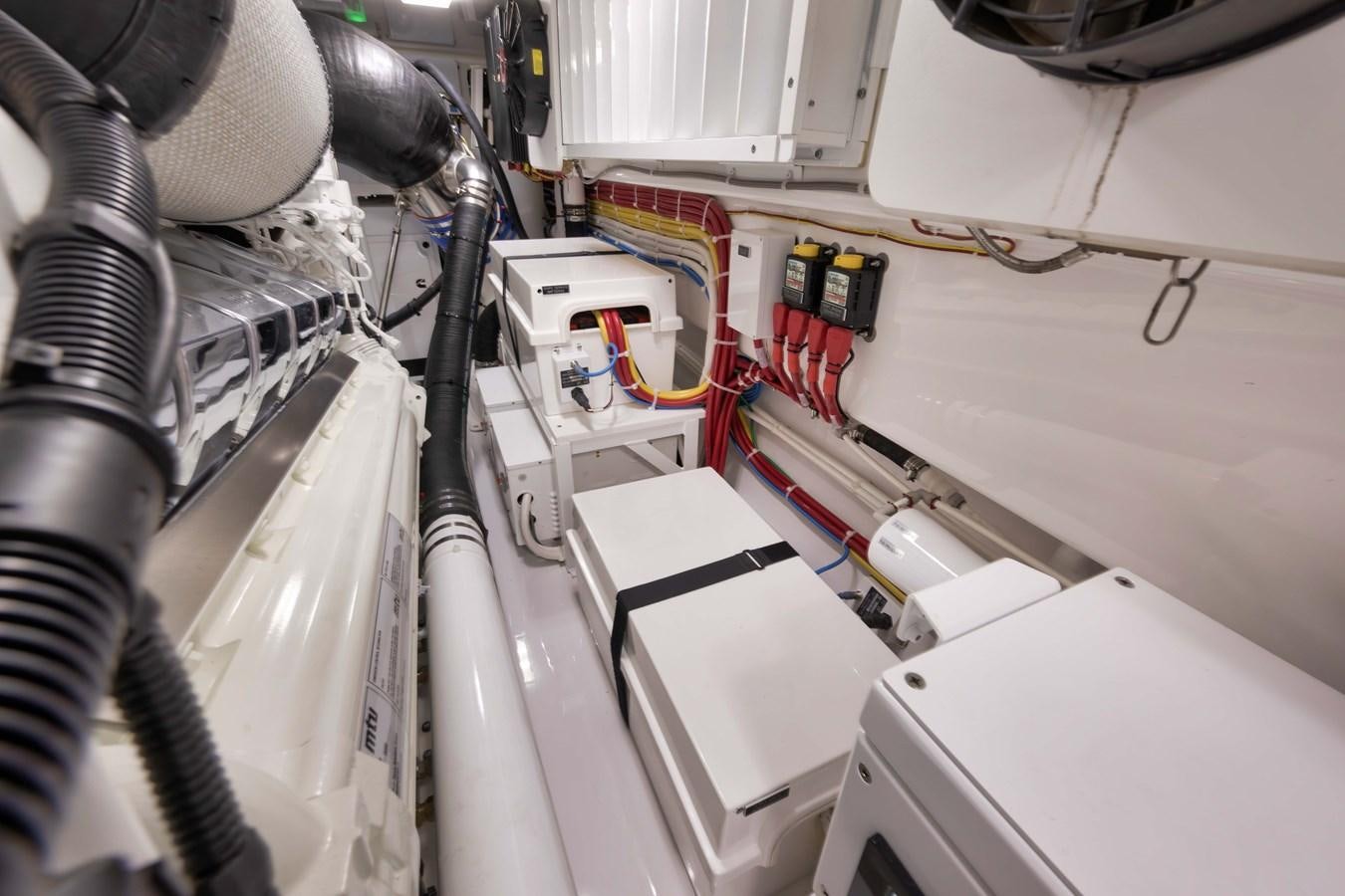 a white machine with wires aboard MISS CARRIE Yacht for Sale