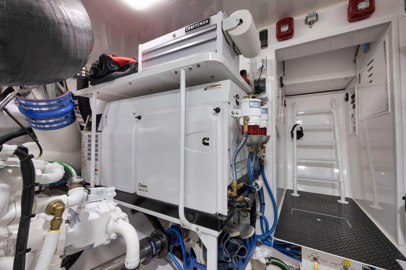 a close-up of a machine aboard MISS CARRIE Yacht for Sale