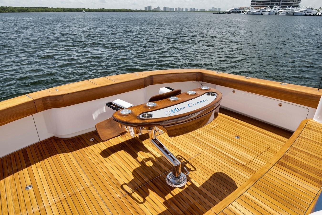 a boat on the water aboard MISS CARRIE Yacht for Sale