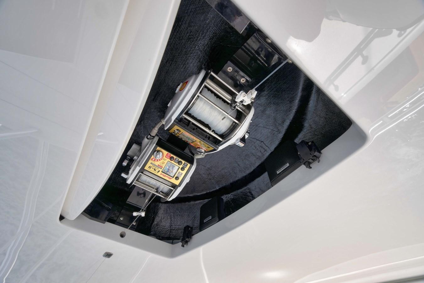 a car parked in a parking lot aboard MISS CARRIE Yacht for Sale