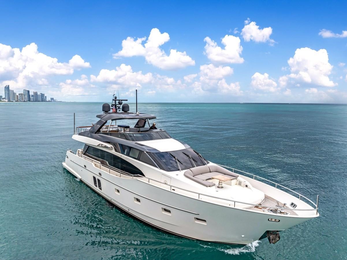 a boat in the water aboard 2018 SANLORENZO SL78 Yacht for Sale