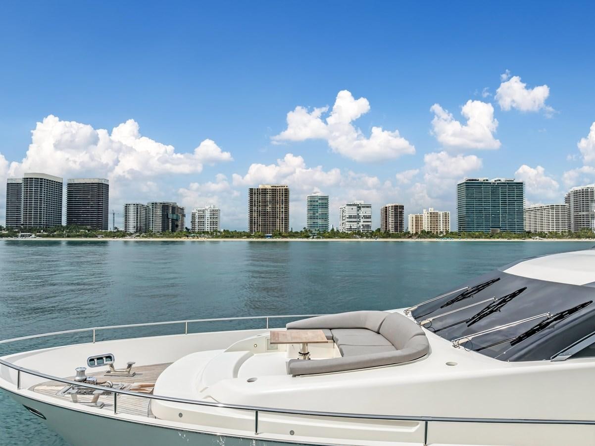 a boat on the water aboard 2018 SANLORENZO SL78 Yacht for Sale