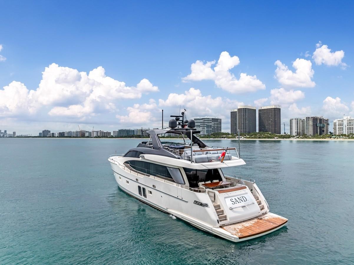 a boat in the water aboard 2018 SANLORENZO SL78 Yacht for Sale