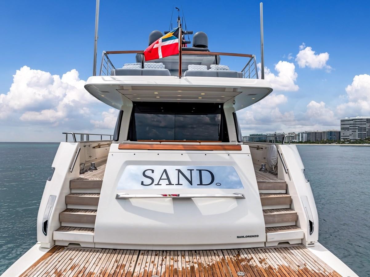 a boat on the water aboard 2018 SANLORENZO SL78 Yacht for Sale