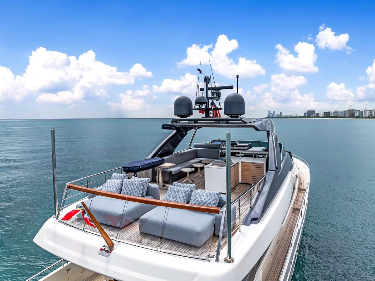 a boat with a lot of stuff on it aboard 2018 SANLORENZO SL78 Yacht for Sale