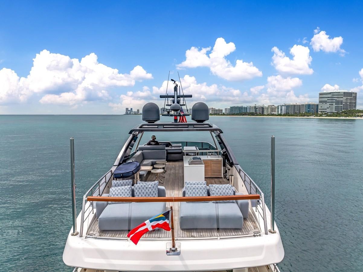 a boat on the water aboard 2018 SANLORENZO SL78 Yacht for Sale
