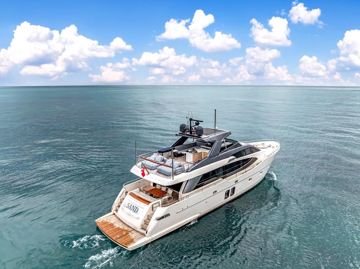a boat in the water aboard 2018 SANLORENZO SL78 Yacht for Sale