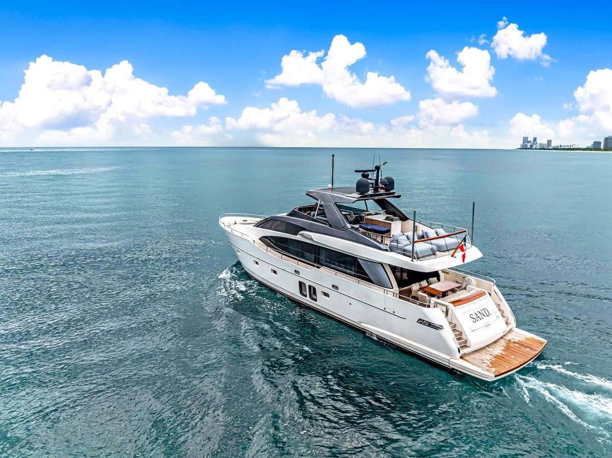 a boat on the water aboard 2018 SANLORENZO SL78 Yacht for Sale