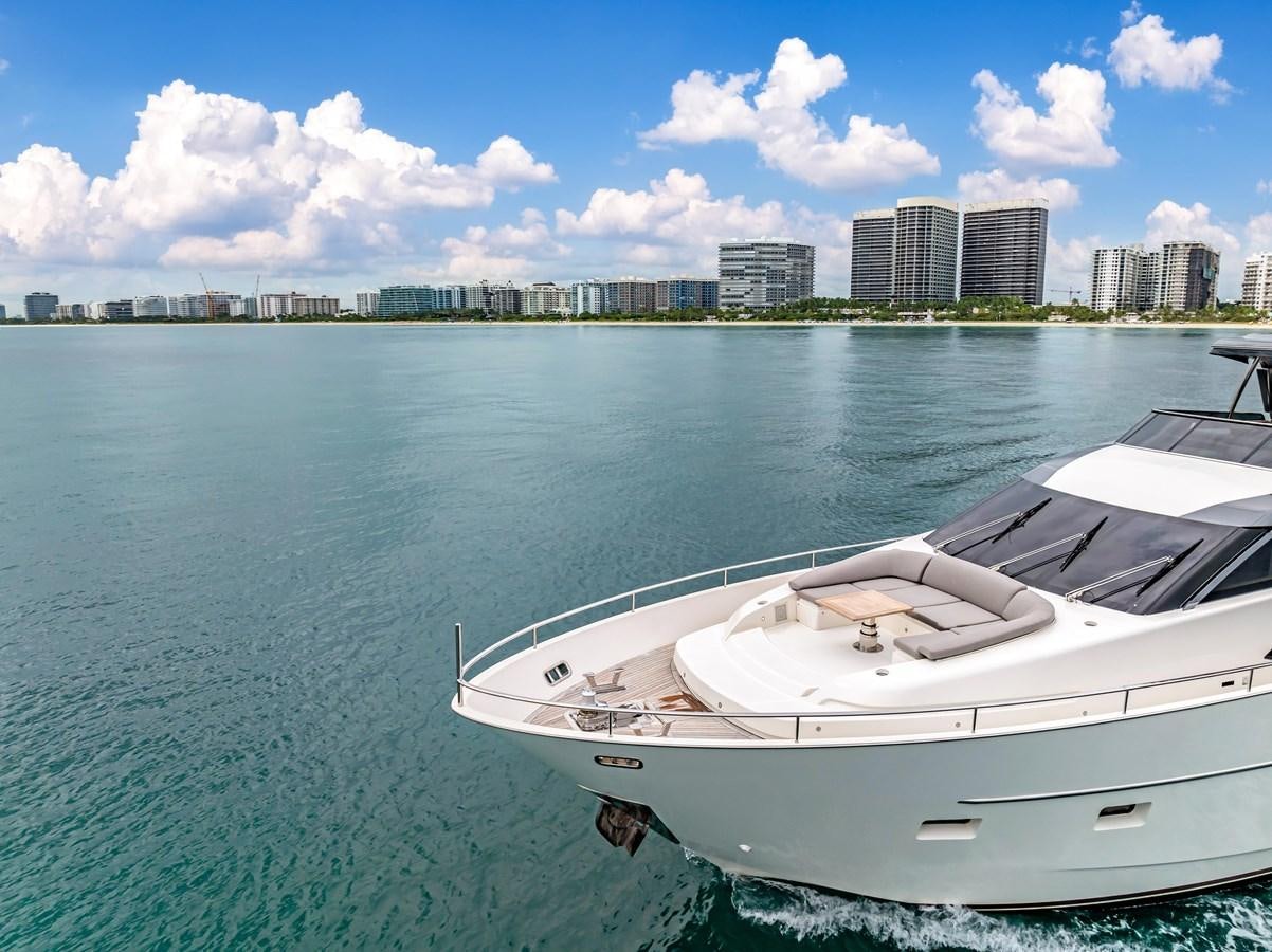 a boat in the water aboard 2018 SANLORENZO SL78 Yacht for Sale