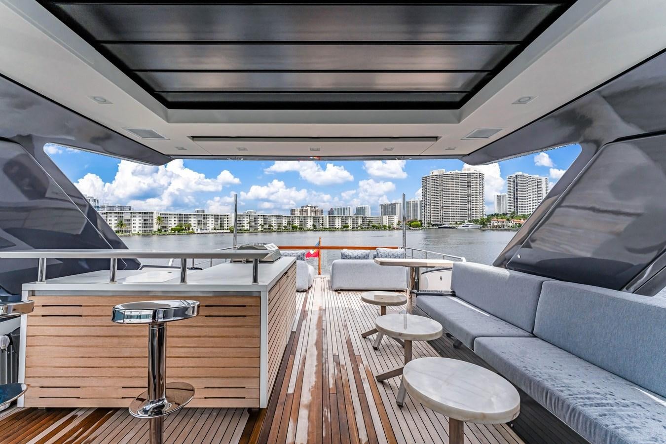 a boat on the water aboard 2018 SANLORENZO SL78 Yacht for Sale