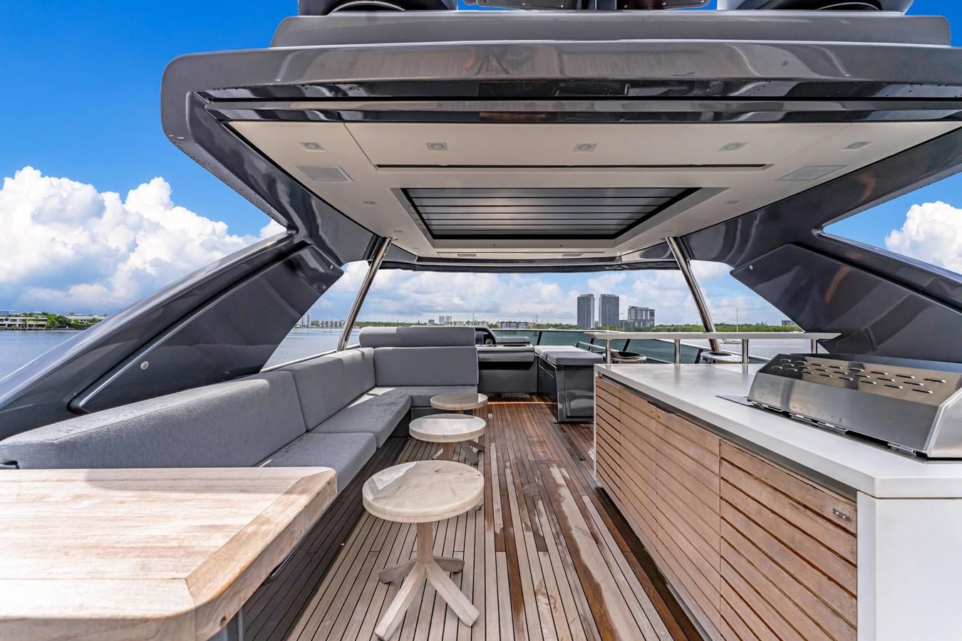 a boat on the water aboard 2018 SANLORENZO SL78 Yacht for Sale