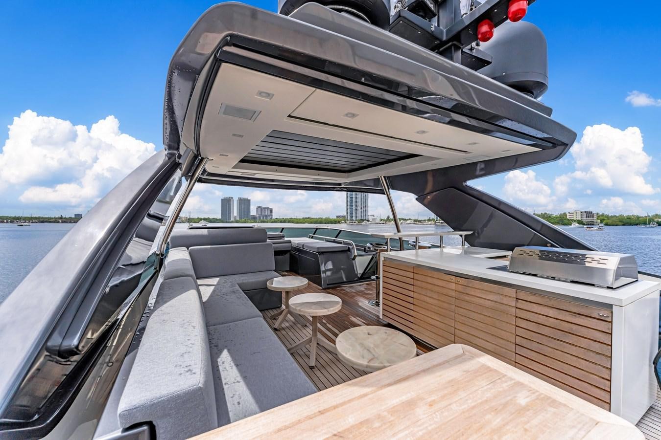 a boat on the water aboard 2018 SANLORENZO SL78 Yacht for Sale