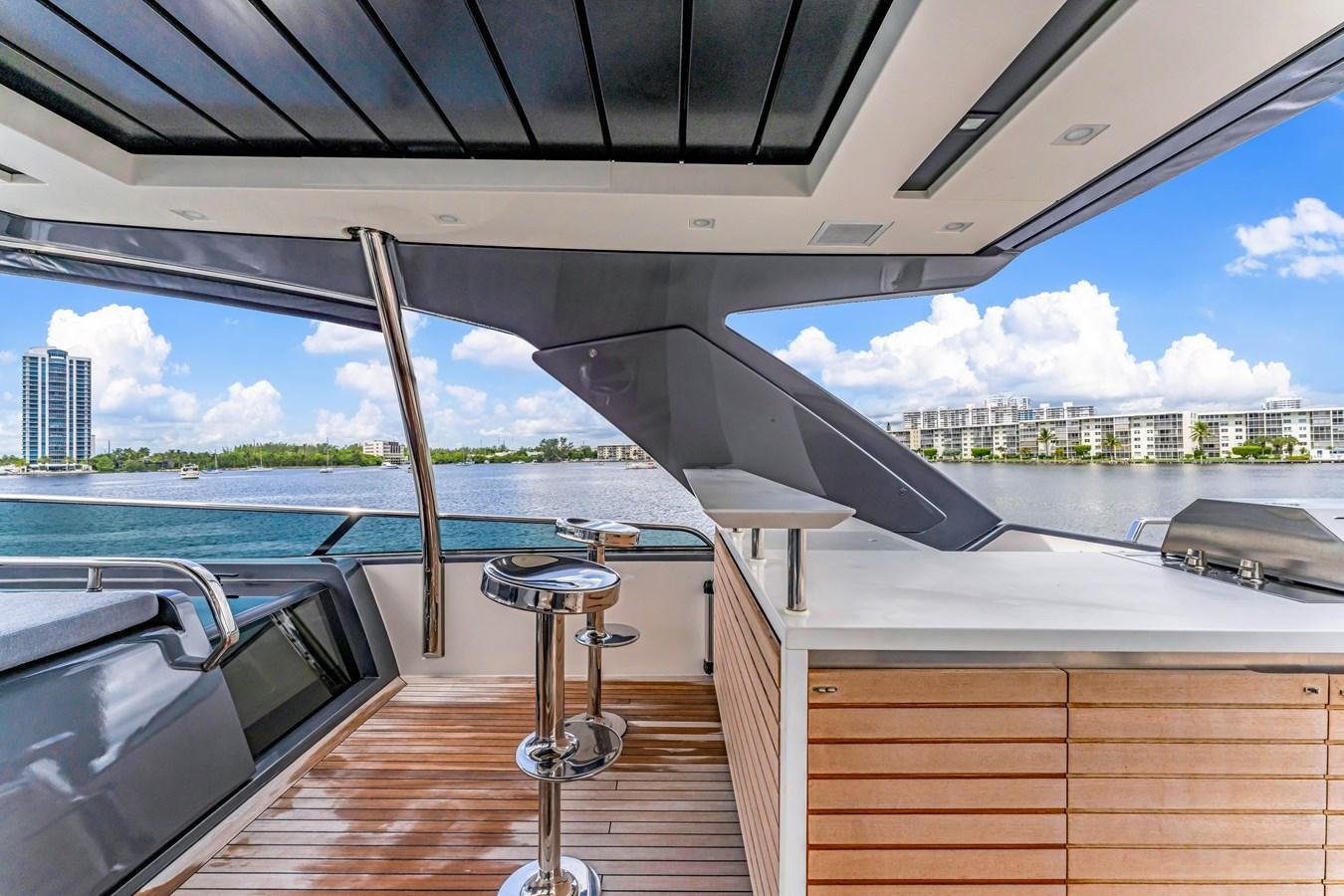 a boat on the water aboard 2018 SANLORENZO SL78 Yacht for Sale