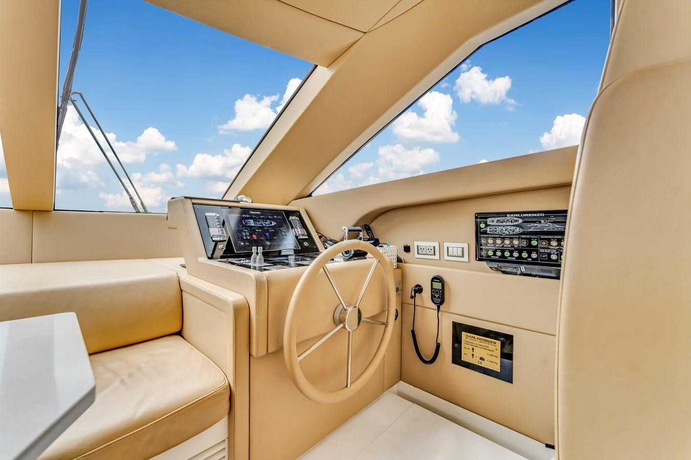 a car inside a plane aboard 2018 SANLORENZO SL78 Yacht for Sale