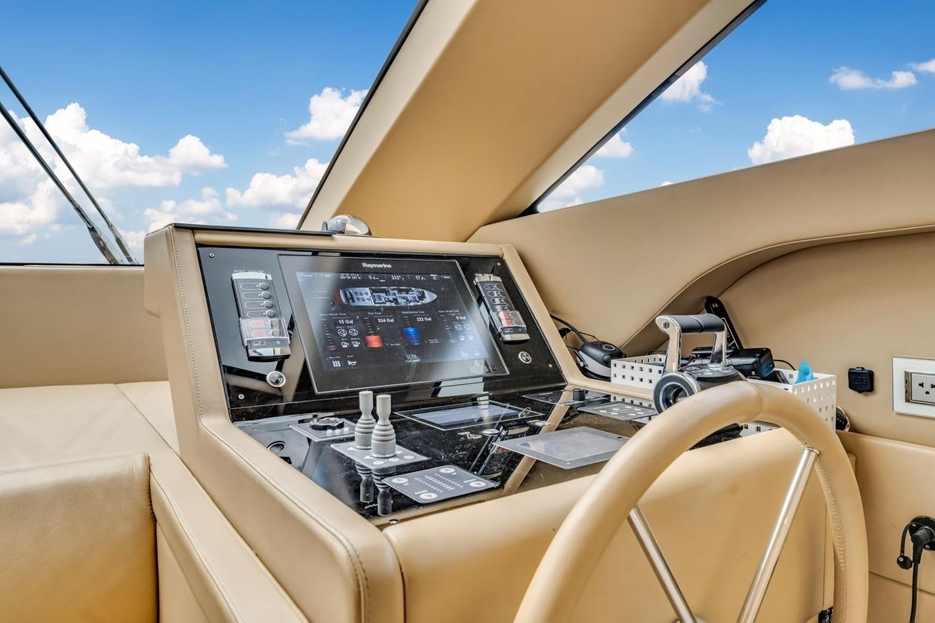 the cockpit of an airplane aboard 2018 SANLORENZO SL78 Yacht for Sale