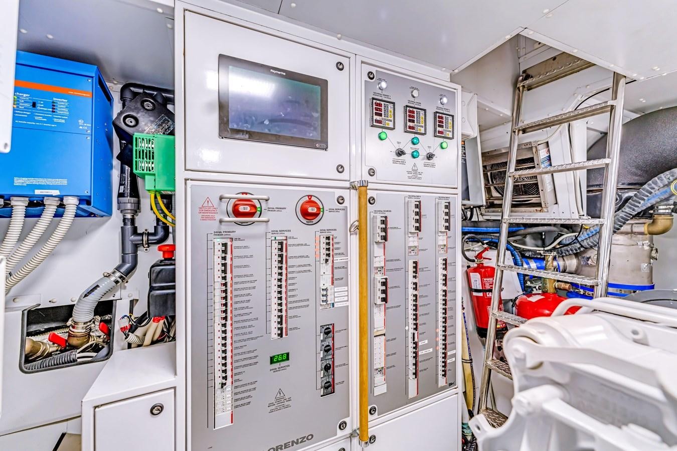 a white machine with buttons aboard 2018 SANLORENZO SL78 Yacht for Sale