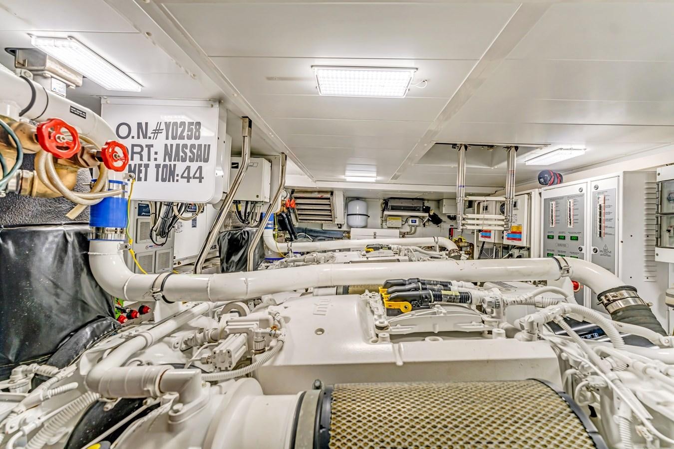 close-up of a machine aboard 2018 SANLORENZO SL78 Yacht for Sale