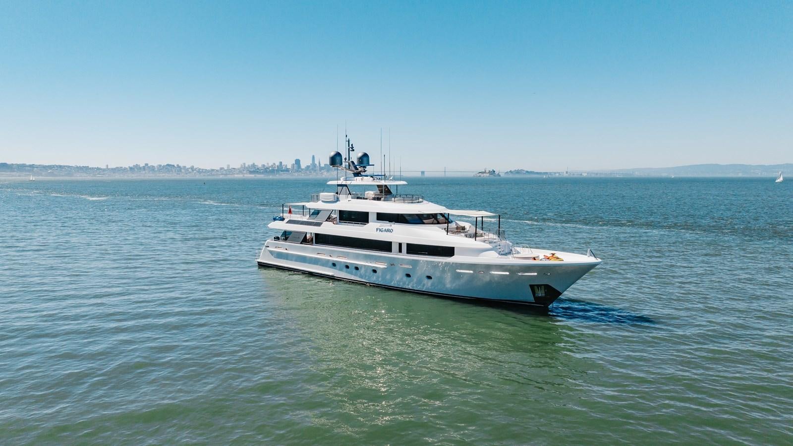 a boat in the water aboard FIGARO Yacht for Sale