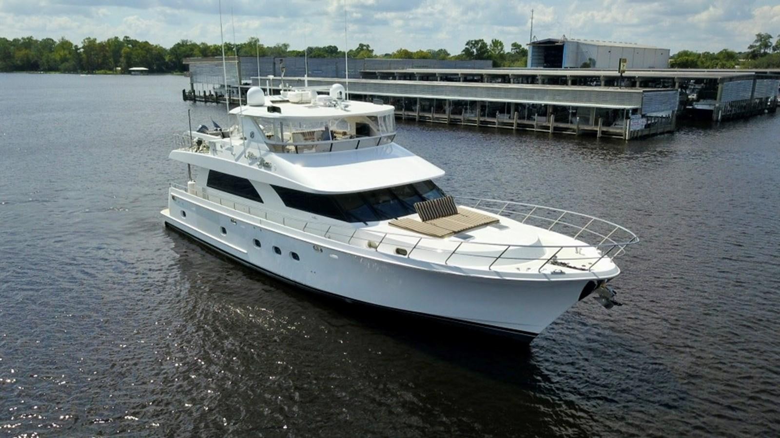 a boat on the water aboard MISS PATTI Yacht for Sale