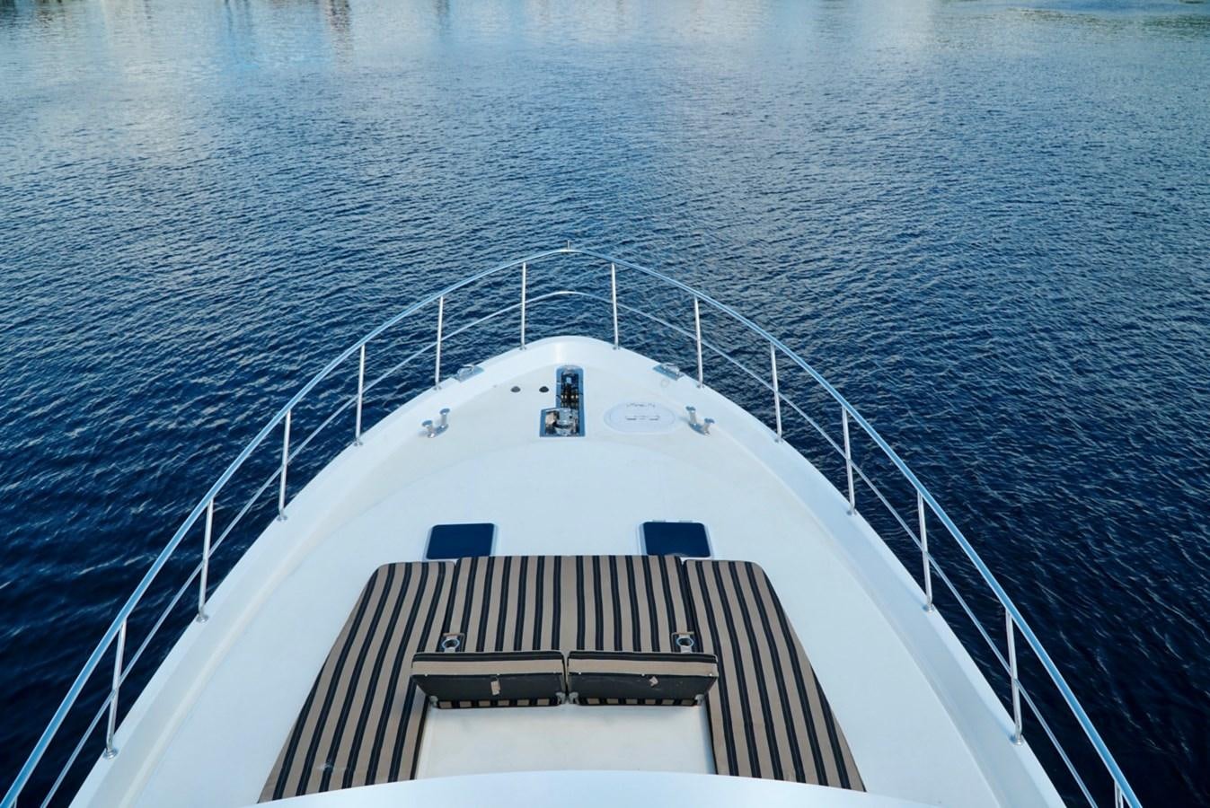 a large white bridge aboard MISS PATTI Yacht for Sale