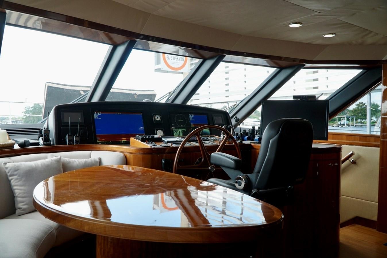 inside of a car aboard MISS PATTI Yacht for Sale