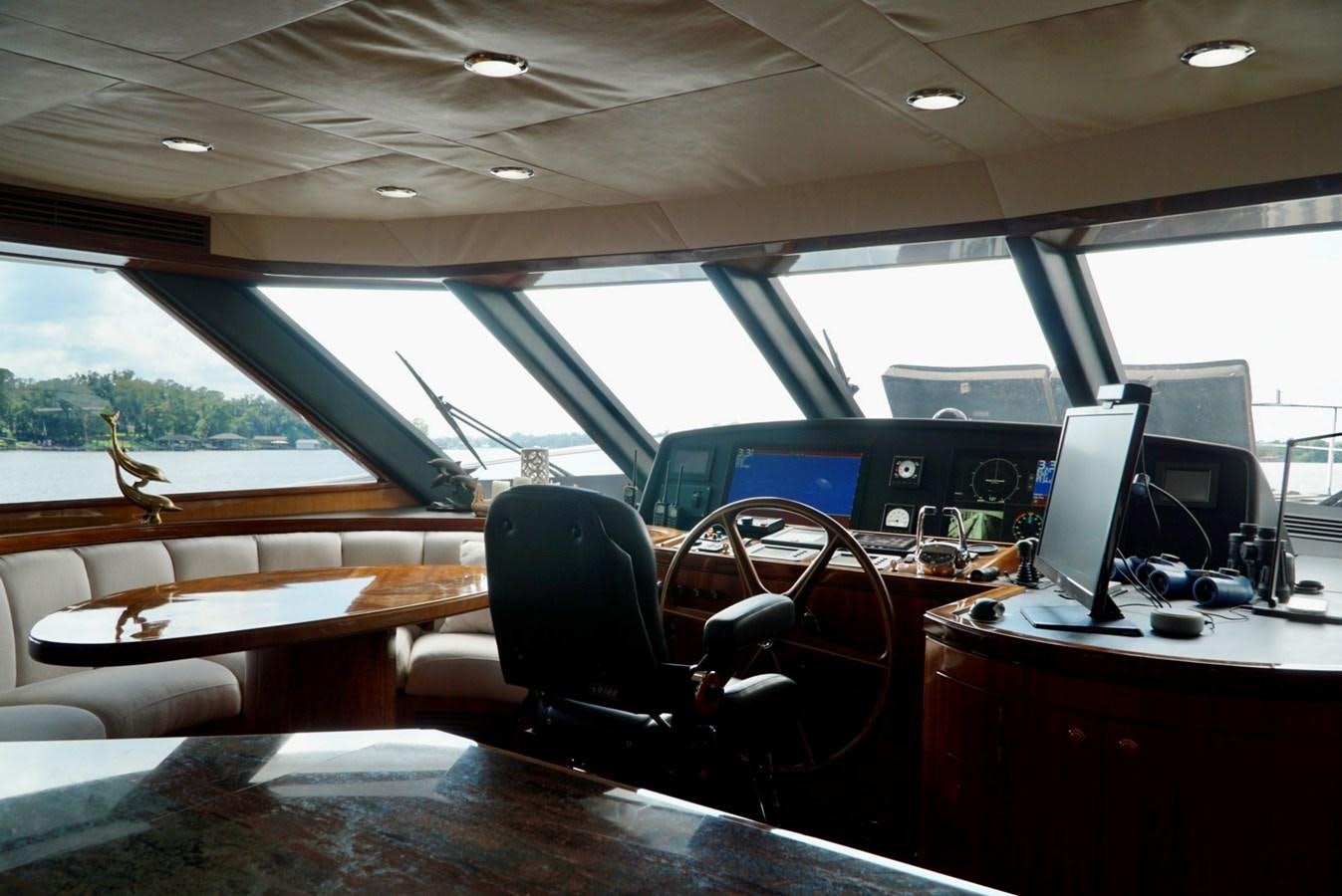 inside of a car aboard MISS PATTI Yacht for Sale