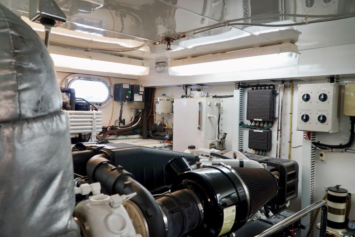 a large metal machine aboard MISS PATTI Yacht for Sale