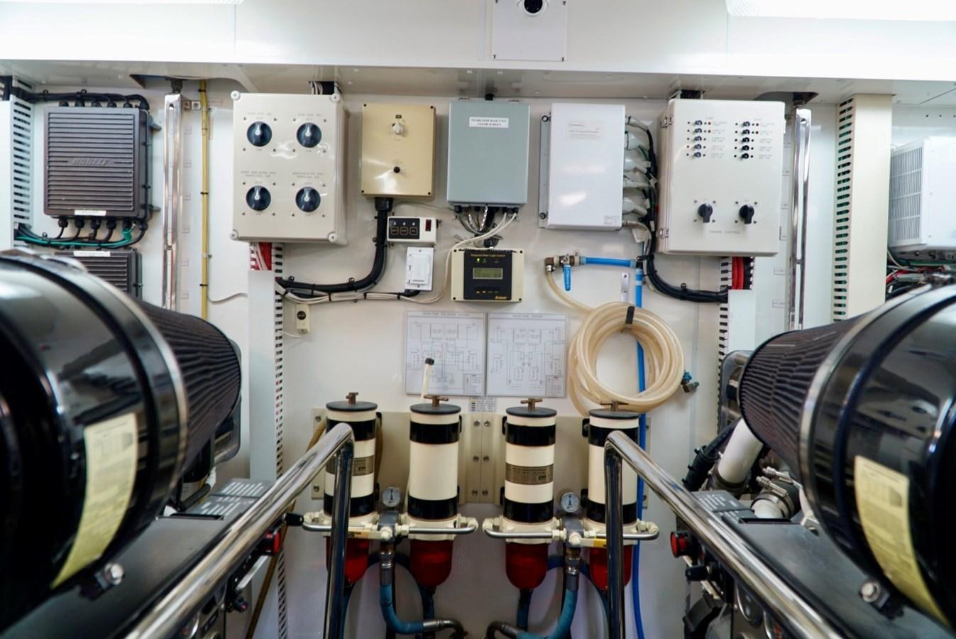 a room with several machines aboard MISS PATTI Yacht for Sale