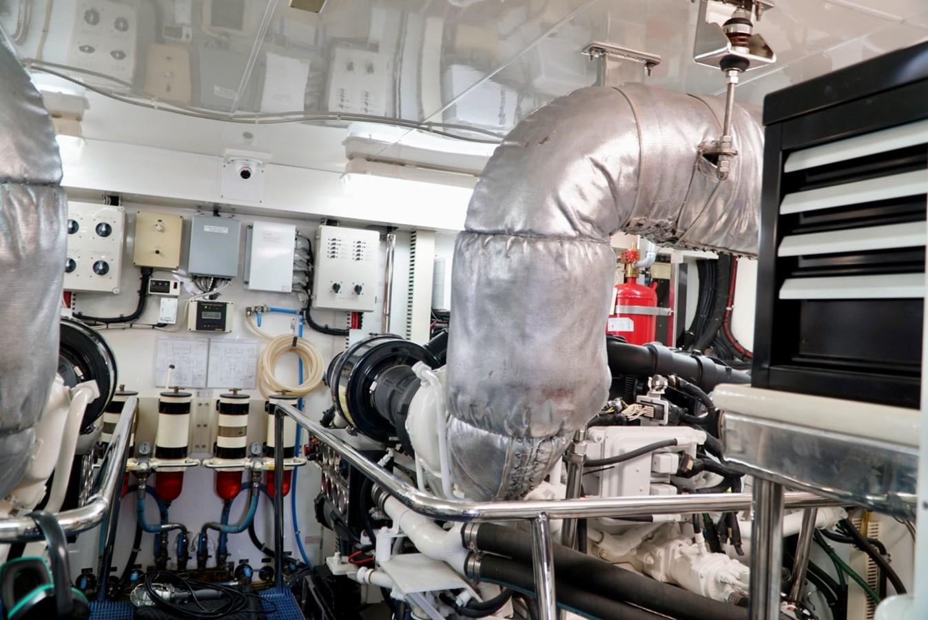 a large metal object with a large metal object on it aboard MISS PATTI Yacht for Sale