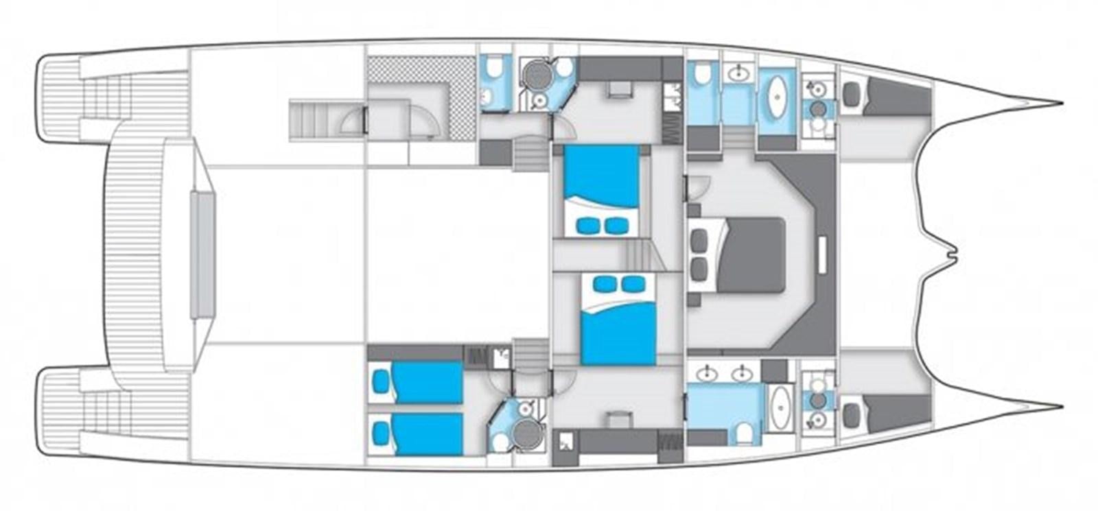 diagram aboard CLOUDS Yacht for Sale