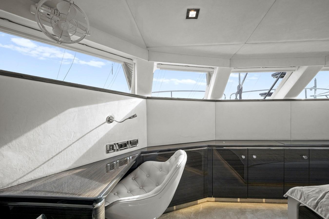 a room with a sink and a toilet aboard CLOUDS Yacht for Sale