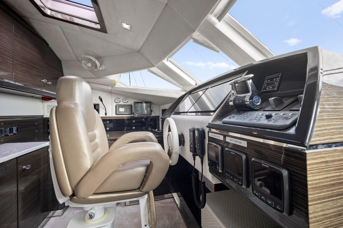 the inside of a vehicle aboard CLOUDS Yacht for Sale
