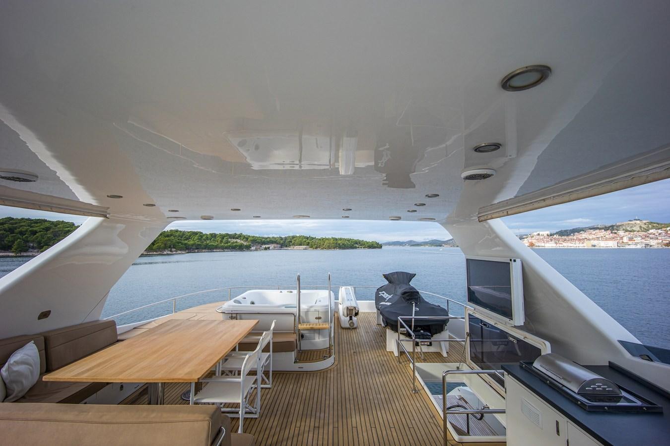 a boat on the water aboard CLOUDS Yacht for Sale