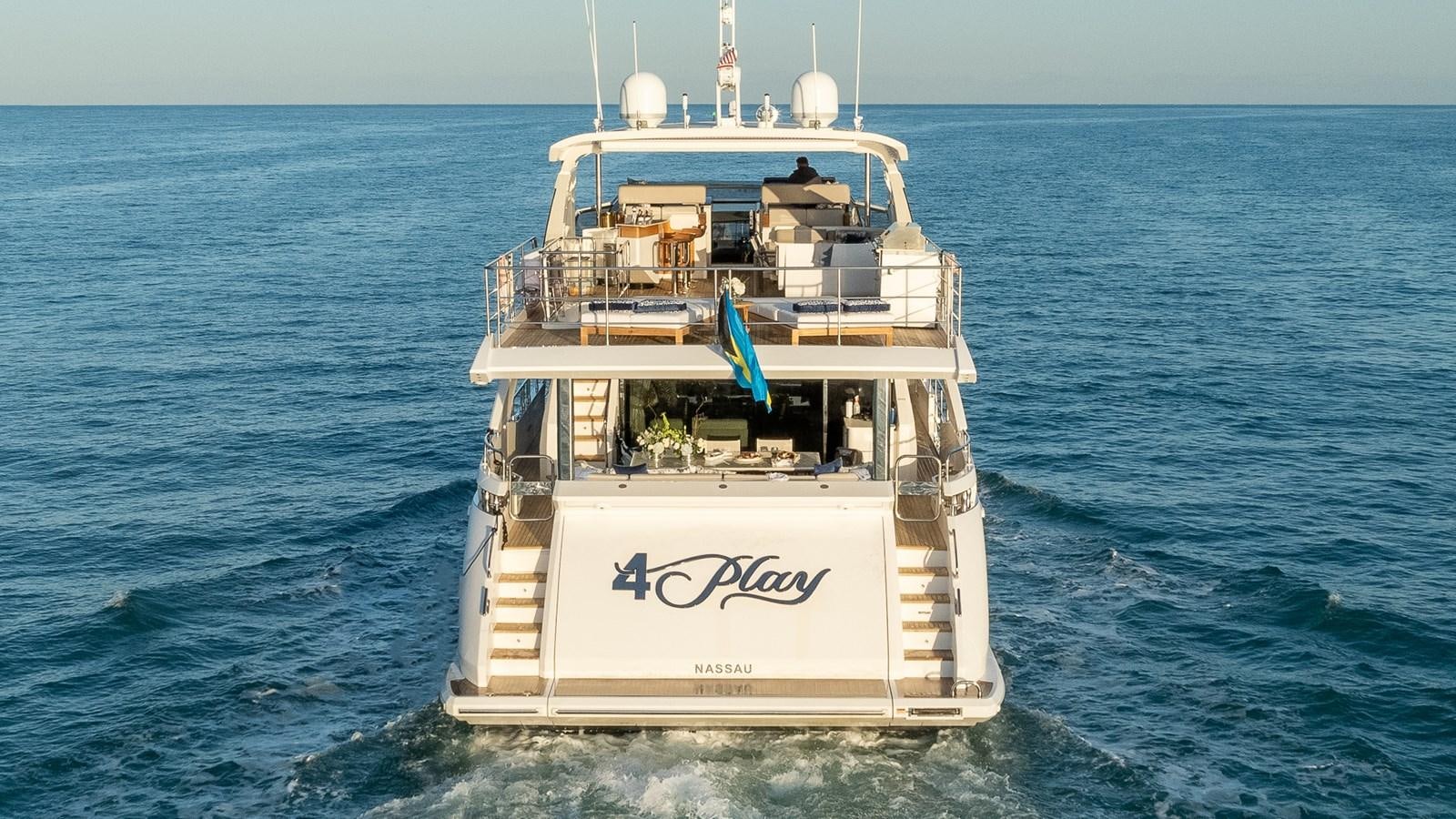 a ship in the water aboard 4 PLAY Yacht for Sale