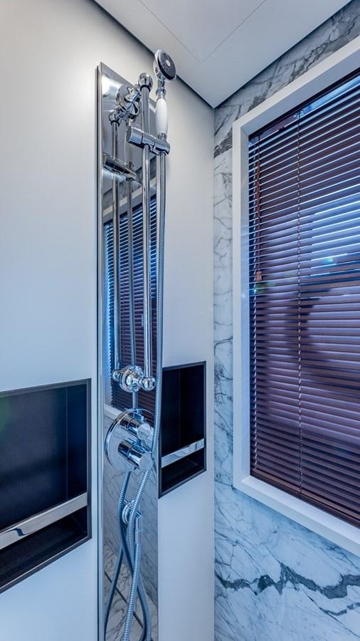 a ladder leaning against a wall aboard 4 PLAY Yacht for Sale