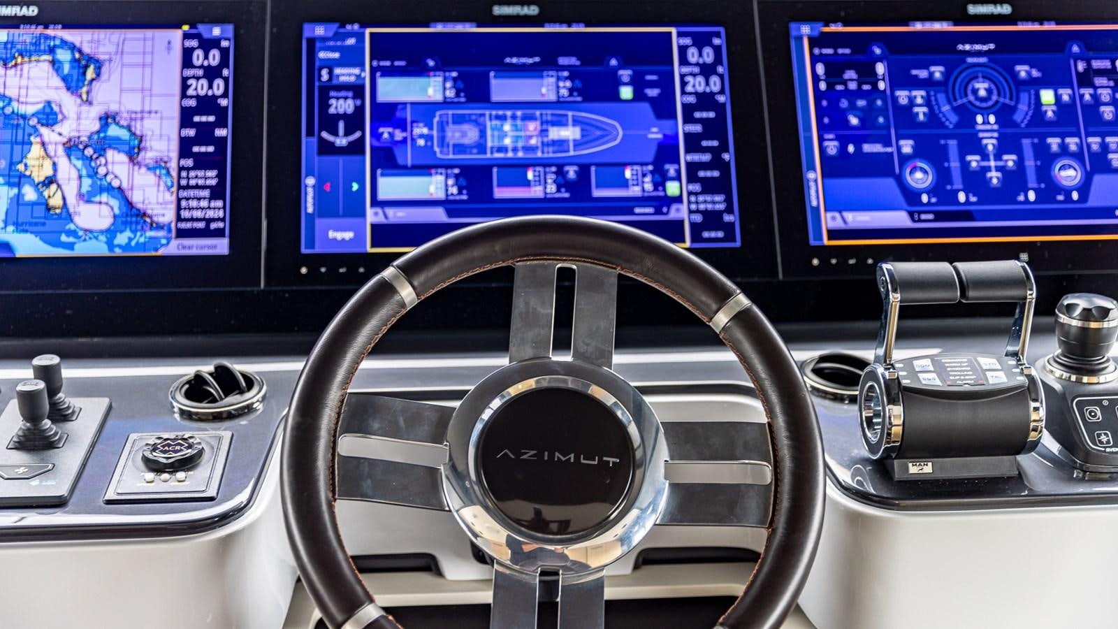 a close-up of a microscope aboard 4 PLAY Yacht for Sale
