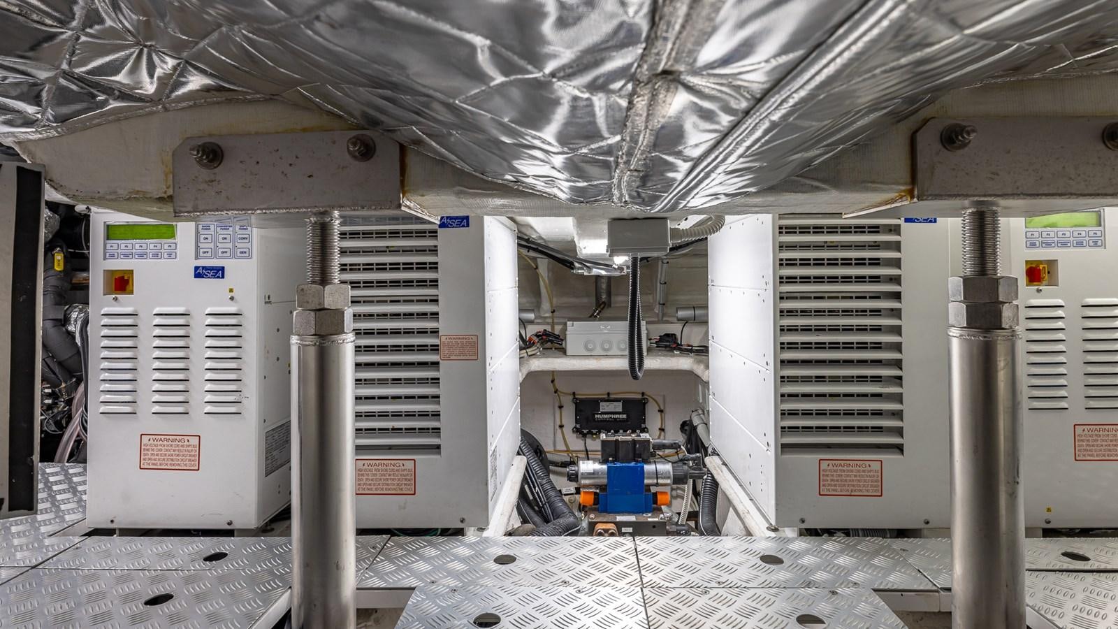 a large factory with machinery aboard 4 PLAY Yacht for Sale