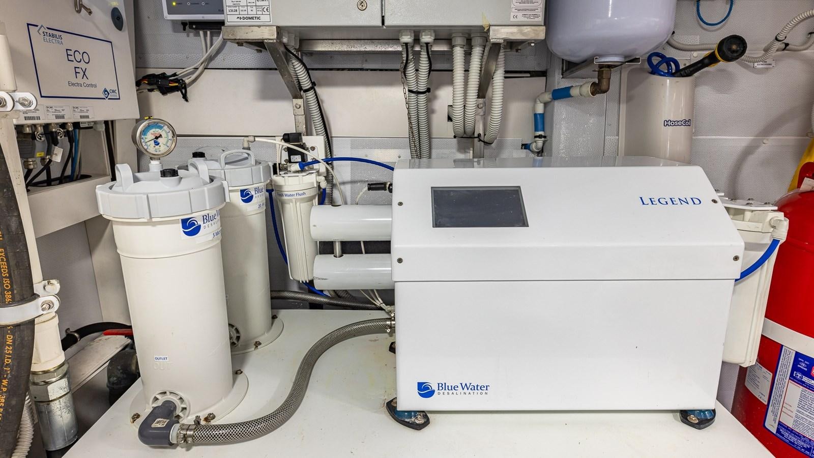 a machine with a large white cylinder aboard 4 PLAY Yacht for Sale