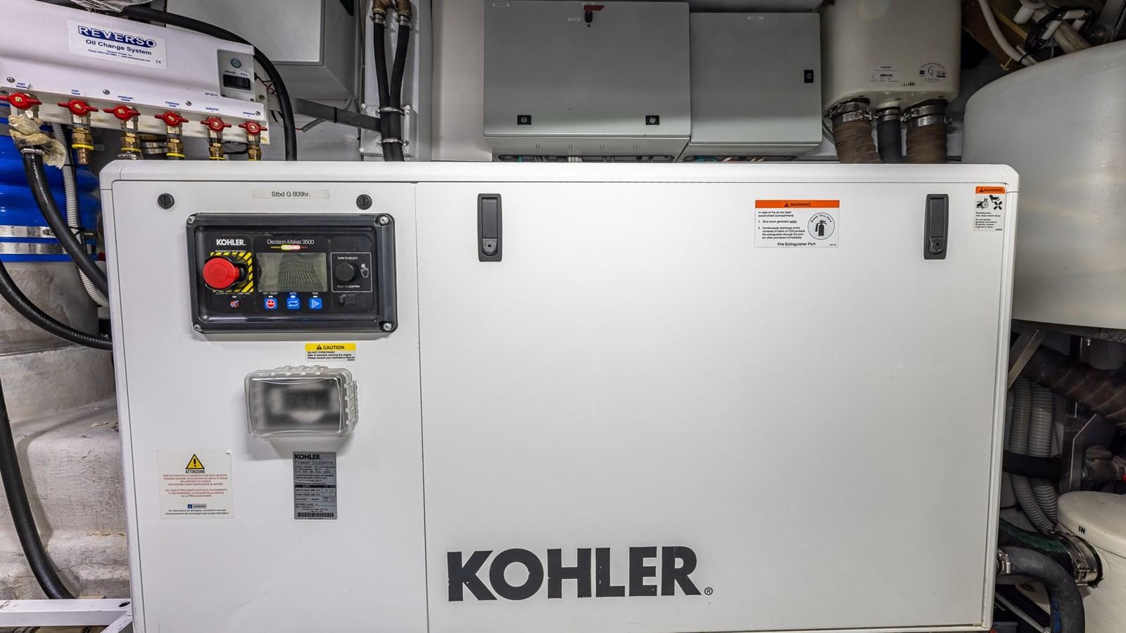 a white machine with buttons aboard 4 PLAY Yacht for Sale