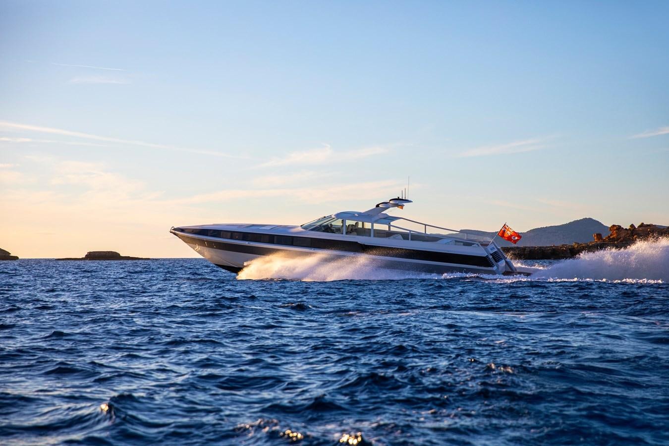 a boat in the water aboard VALYRA Yacht for Sale