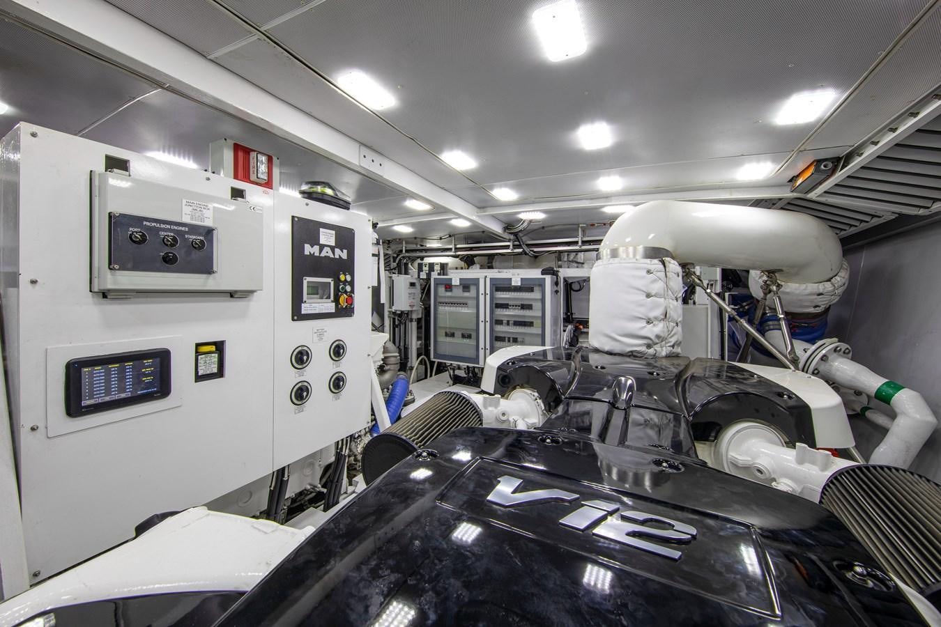 inside view of a car aboard VALYRA Yacht for Sale