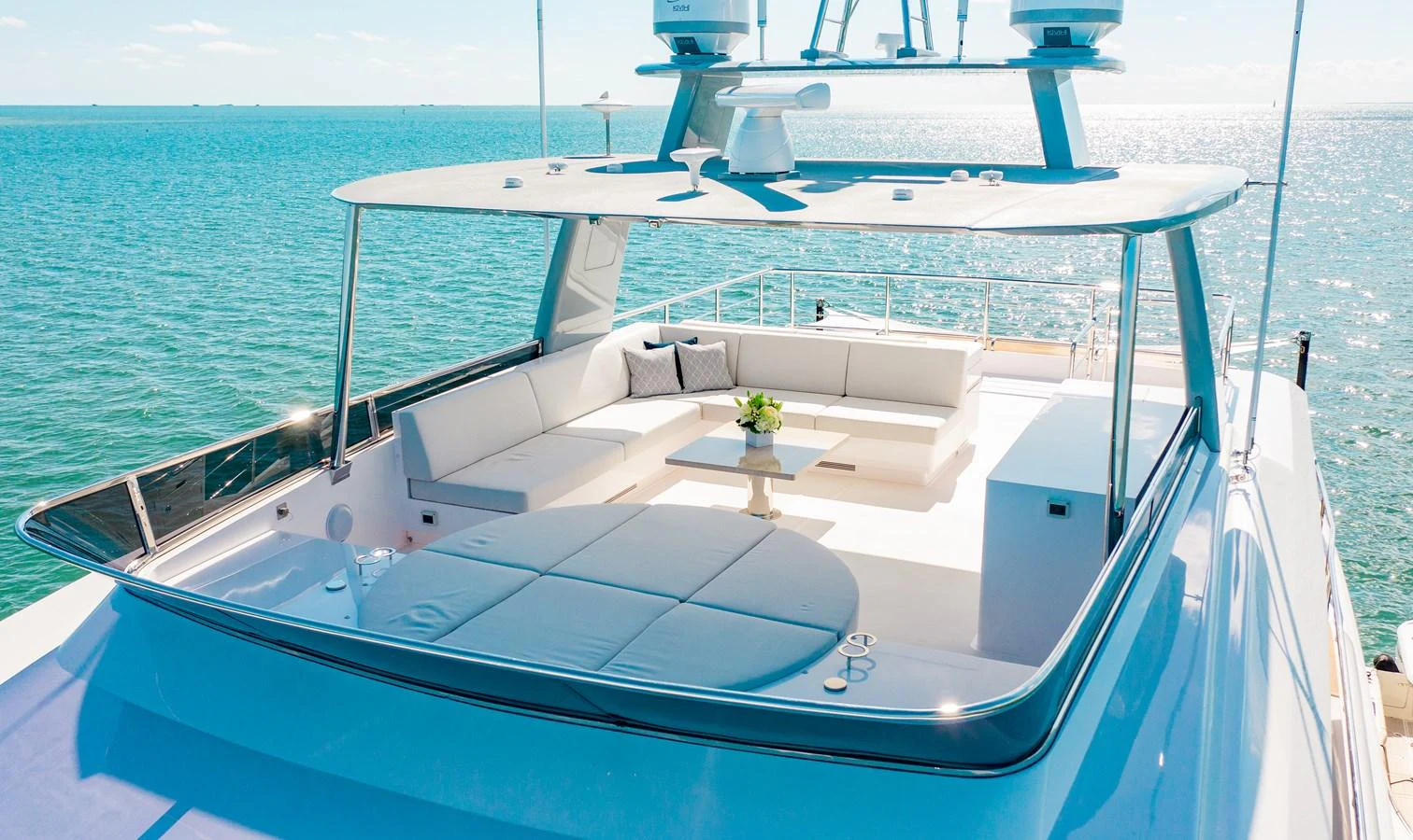 a boat on the water aboard CROWNED EAGLE Yacht for Sale