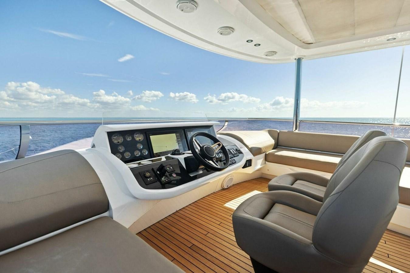 a car on a boat aboard AMARULA SUN Yacht for Sale