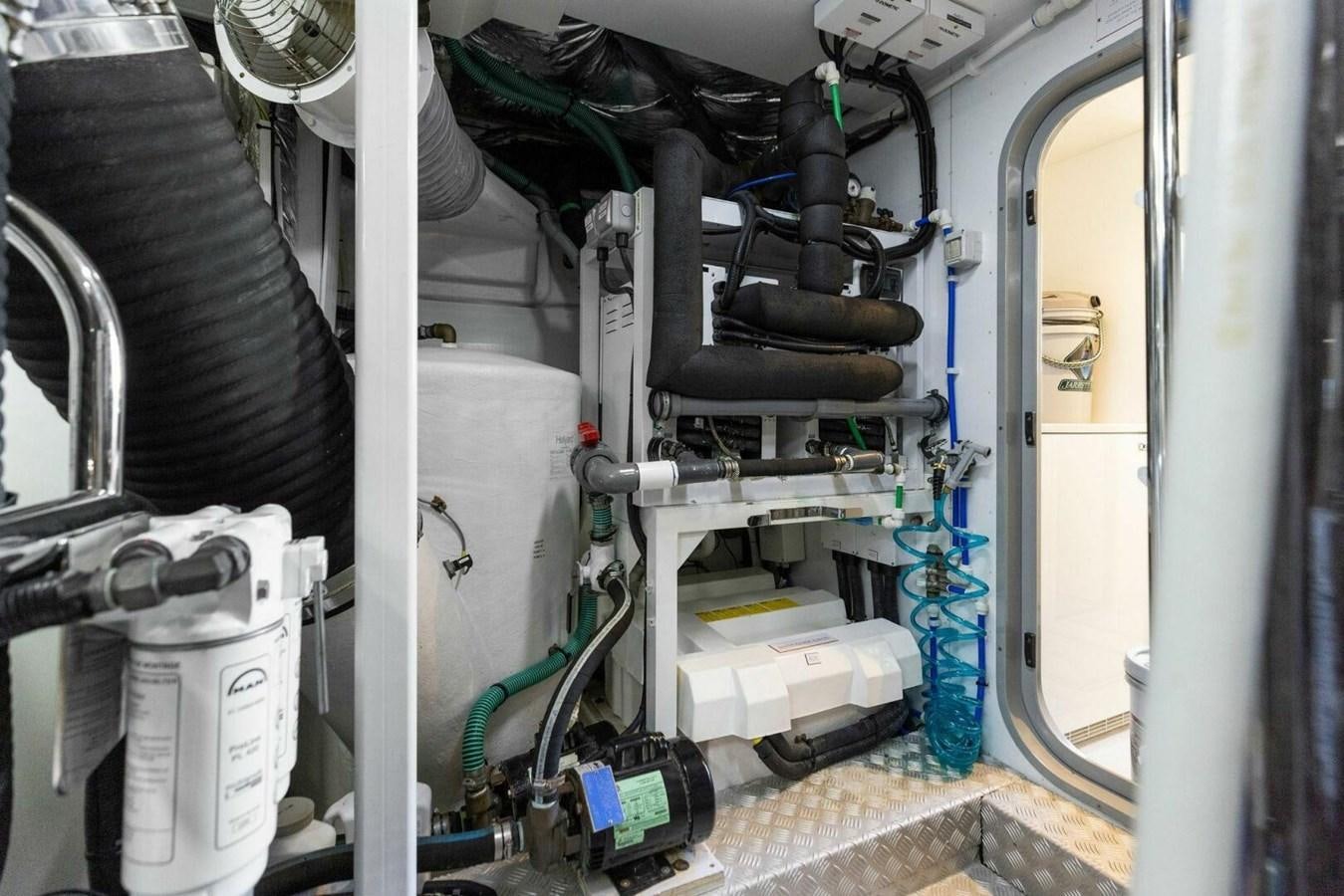a machine with a large pipe aboard AMARULA SUN Yacht for Sale